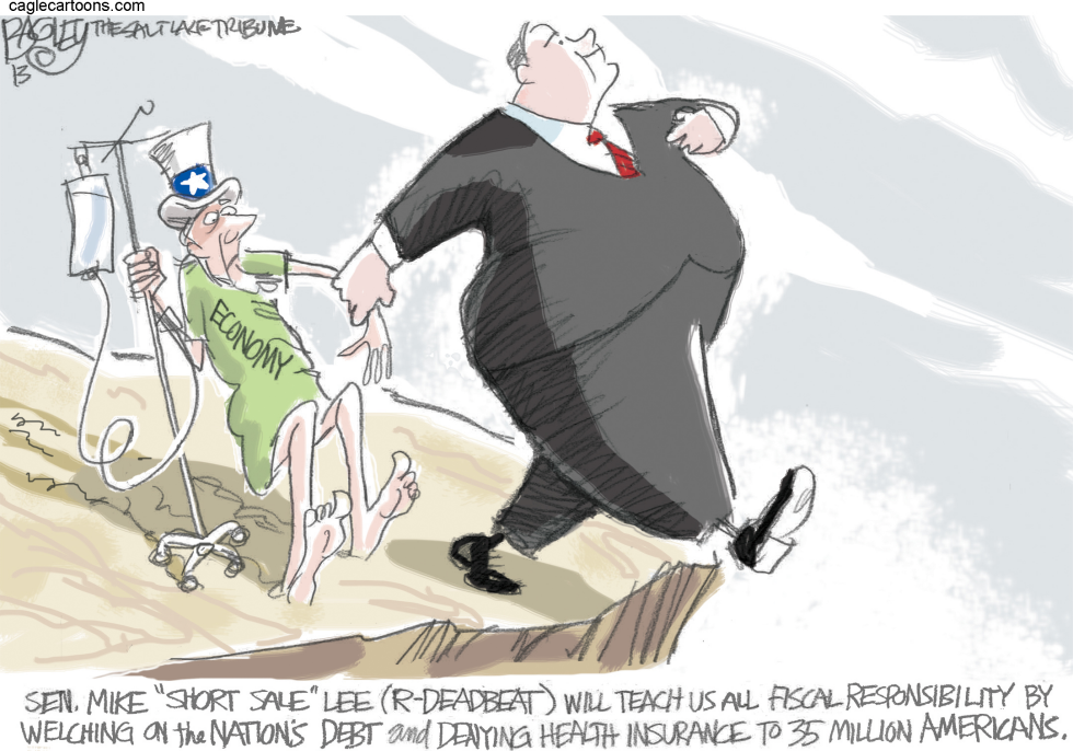 Sen Mike Lee R-Deadbeat