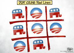 DEBT LINES  by Nate Beeler