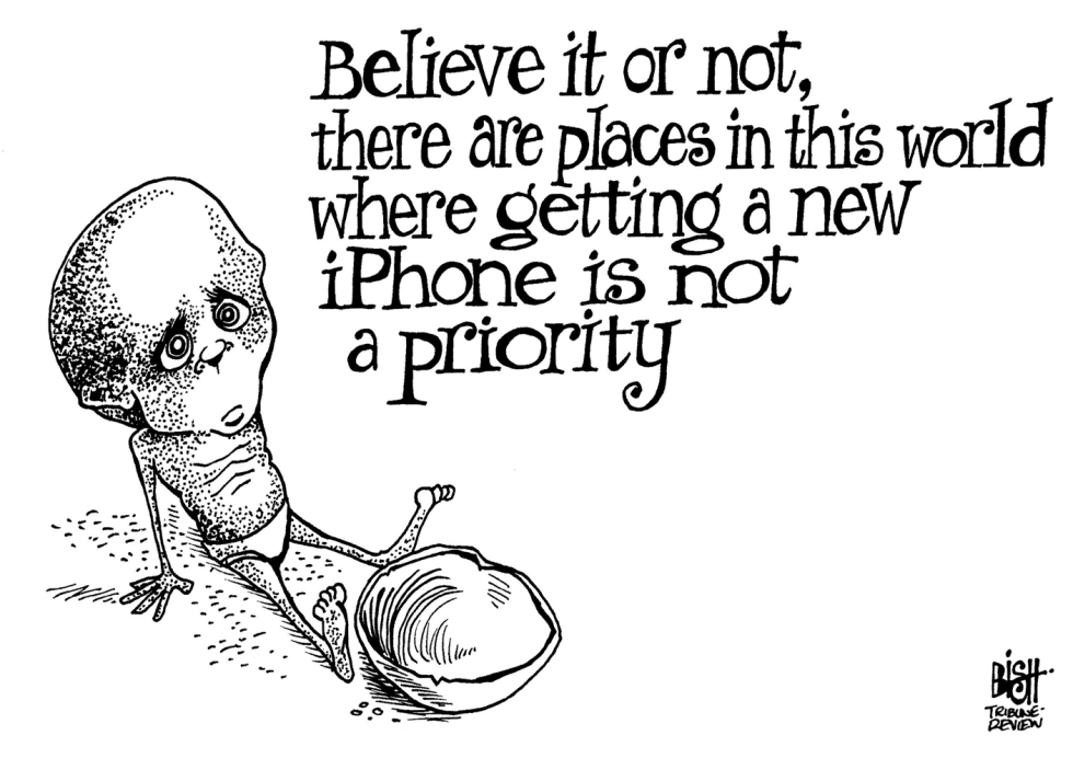 HUNGER AND iPHONES, B/W
