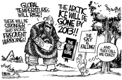 GLOBAL WARMING ALARMISTS by Rick McKee