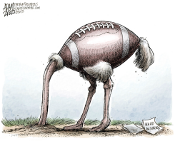 HEAD INJURIES  by Adam Zyglis