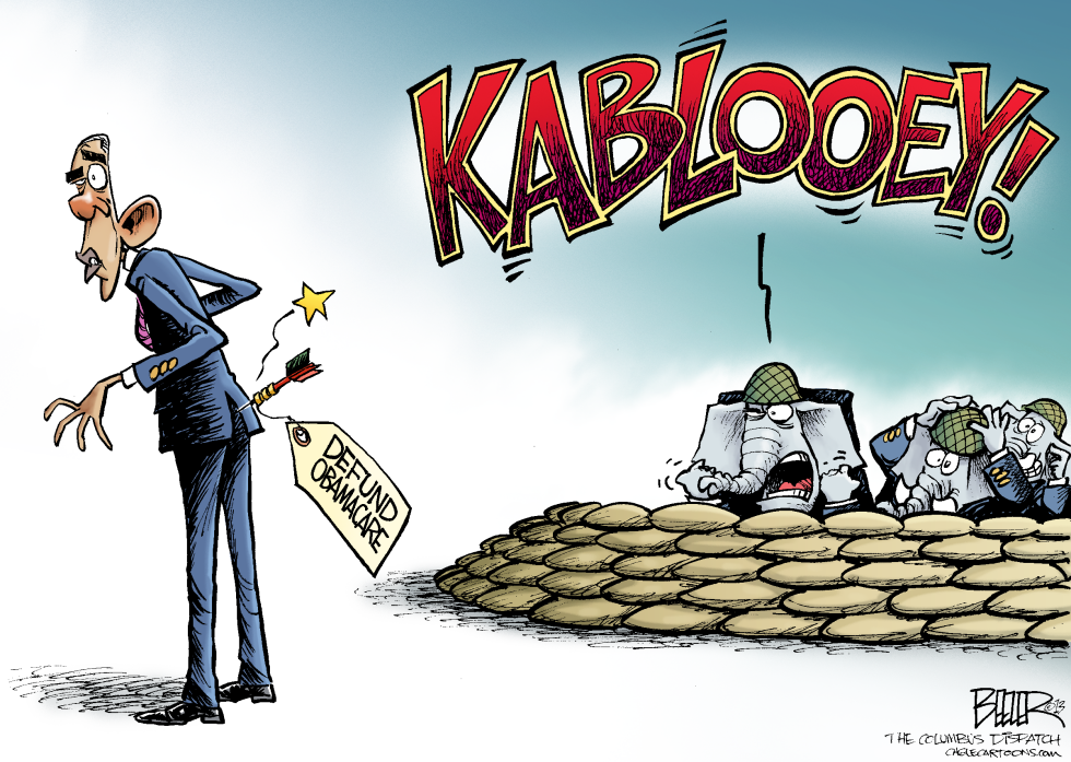 Defunding Obamacare COLOR