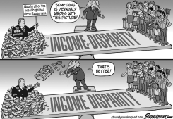 WEALTH TILT BW by Steve Greenberg