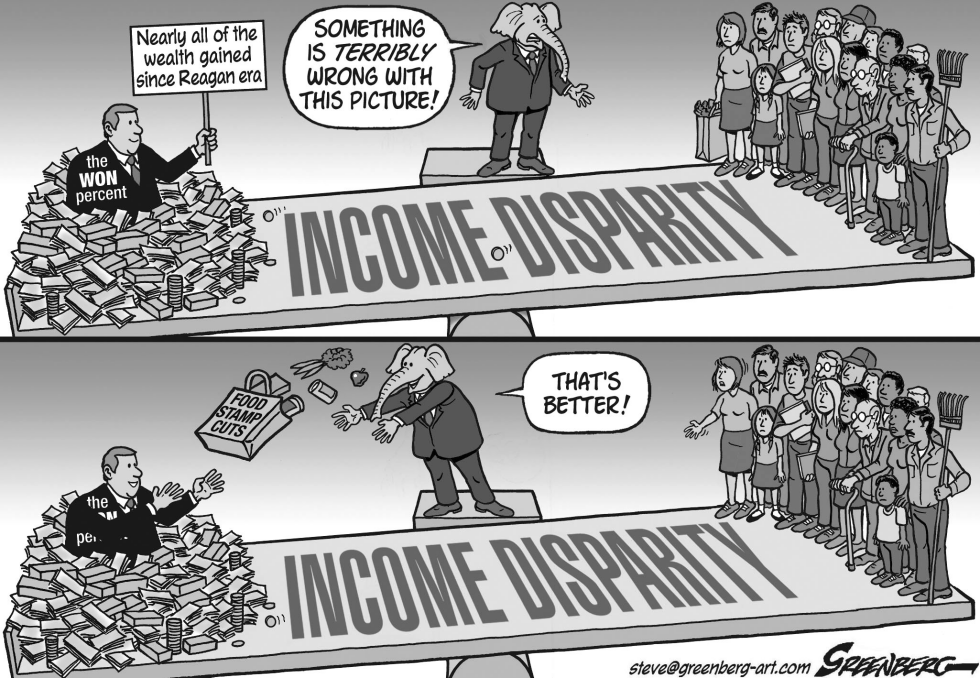 Wealth tilt bw