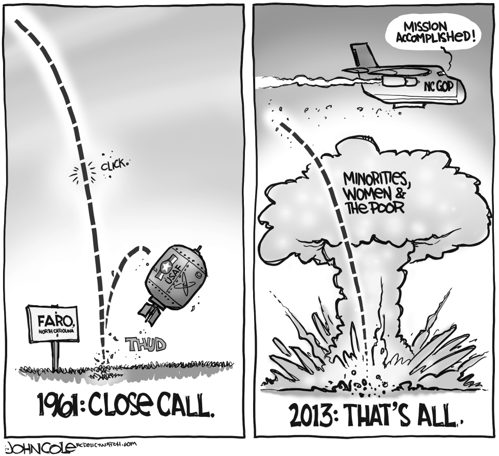 LOCAL NC -- Close call and that's all BW