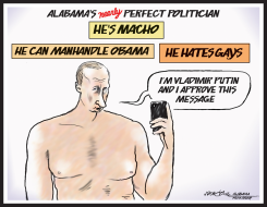 VLADIMIR PUTIN PERFECT RED STATE POLITICIAN by J.D. Crowe
