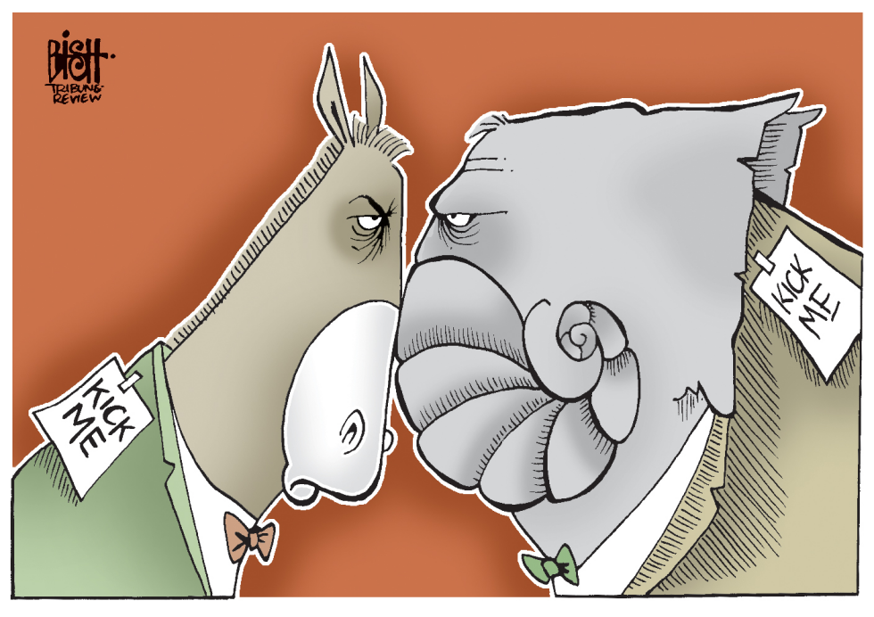 POLITICAL SHOWDOWN, COLOR