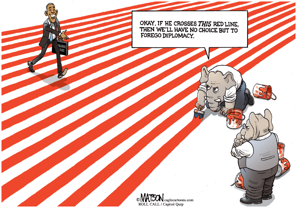 Republicans Draw Red Lines-COLOR