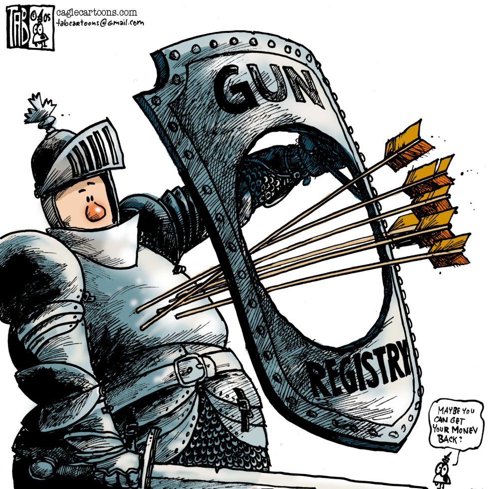 CANADA Gun Registry Shield COLOR