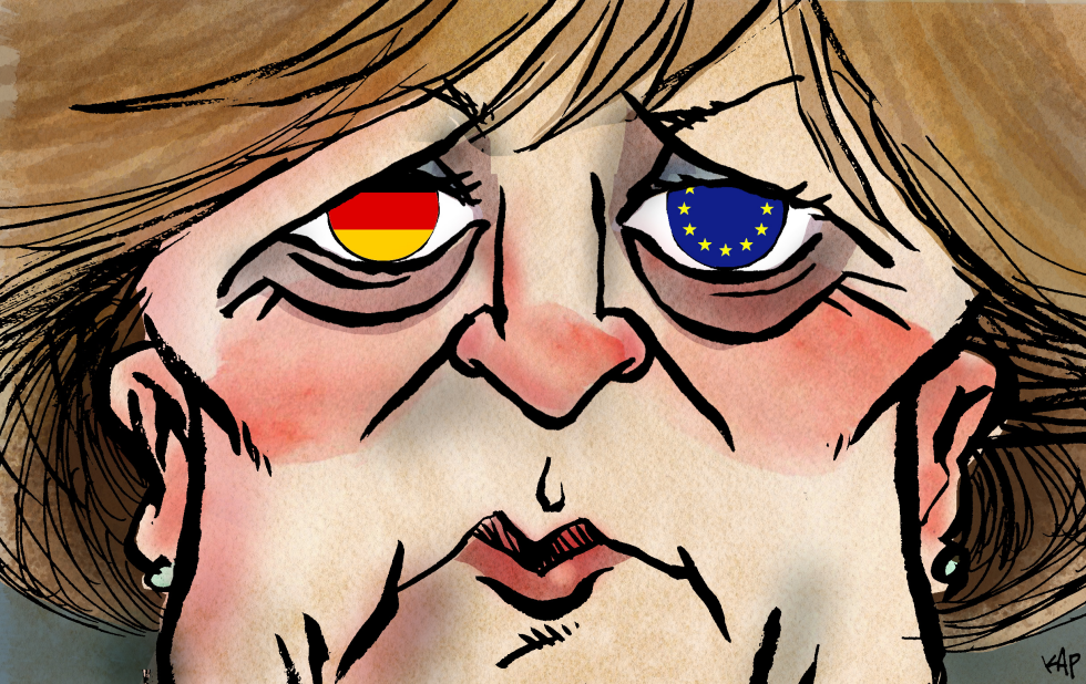 Merkel is watching you