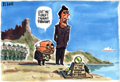 MEMORIAL AT GALLIPOLI by Chris Slane