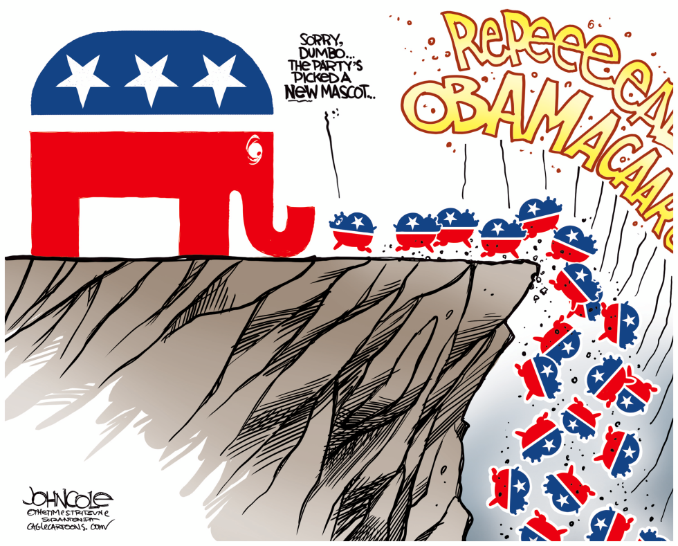 Elephants and lemmings COLOR