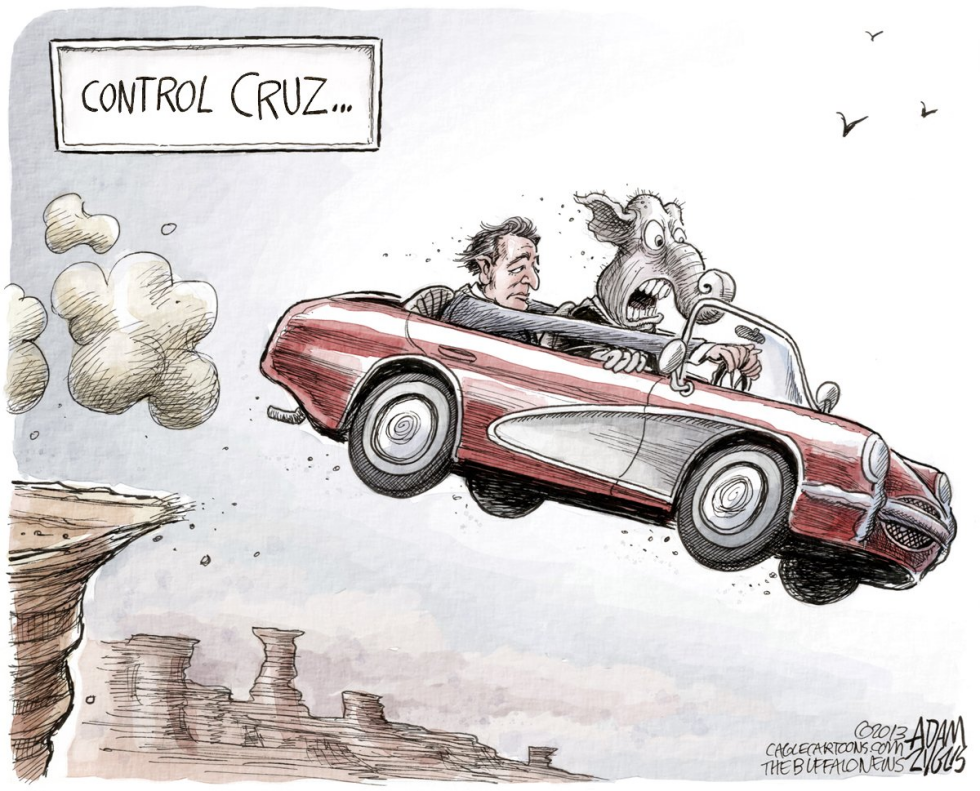  CONTROL CRUZ  by Adam Zyglis