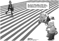 REPUBLICANOS PINTAN LINEAS ROJAS by R.J. Matson