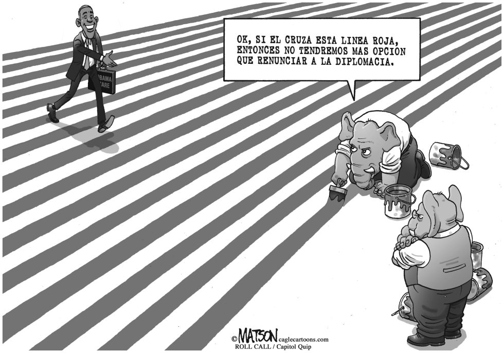 Republicanos pintan Lineas Rojas