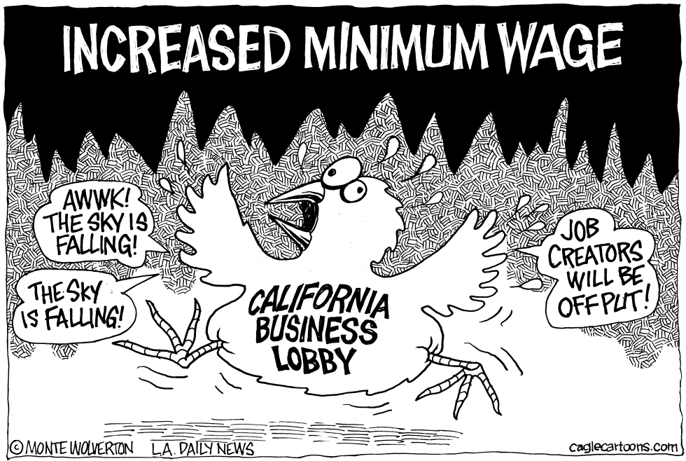LOcal-CA Minimum Wage Sky Falling