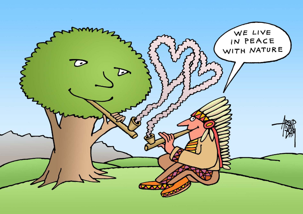in peace with nature