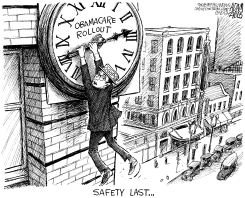OBAMACARE ROLLOUT by Adam Zyglis