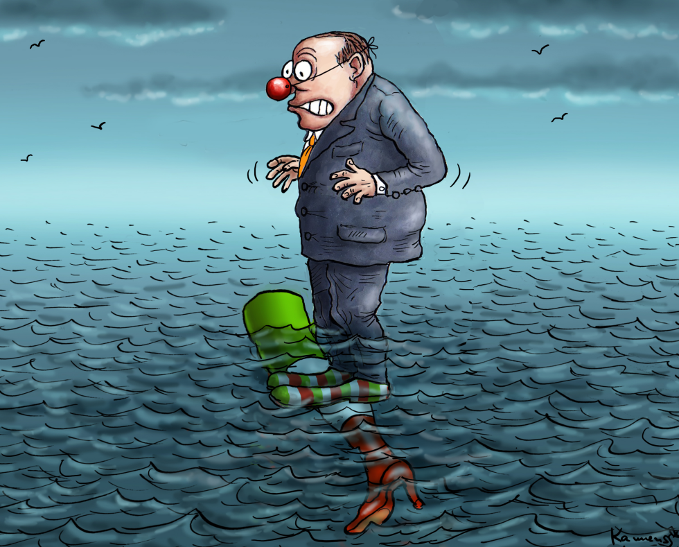Berlusconi Goes Down