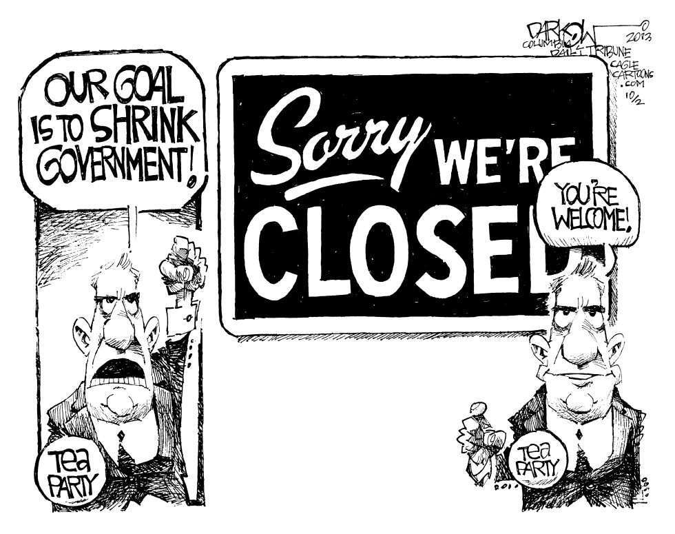 Sorry we're closed-minded