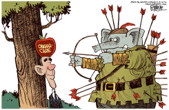 GOP SELF-INFLICTED WOUNDS  by Rick McKee
