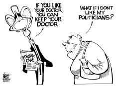 KEEP YOUR DOCTOR, B/W by Randy Bish