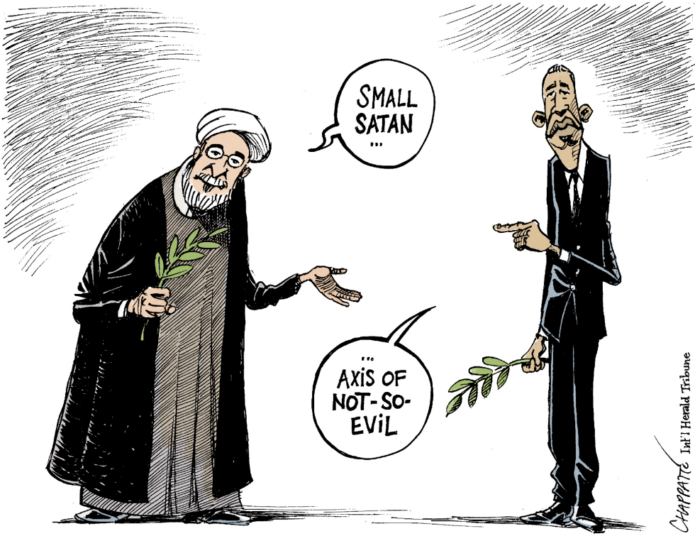  US-IRAN RAPPROCHEMENT by Patrick Chappatte