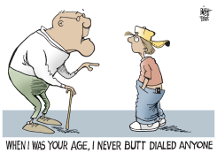 BUTT DIALING, by Randy Bish
