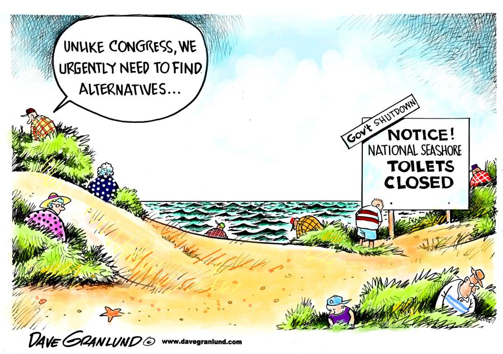 National Seashore shutdown
