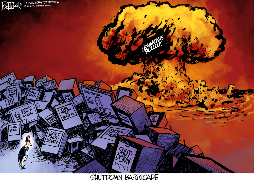 Shutdown Barricade COLOR