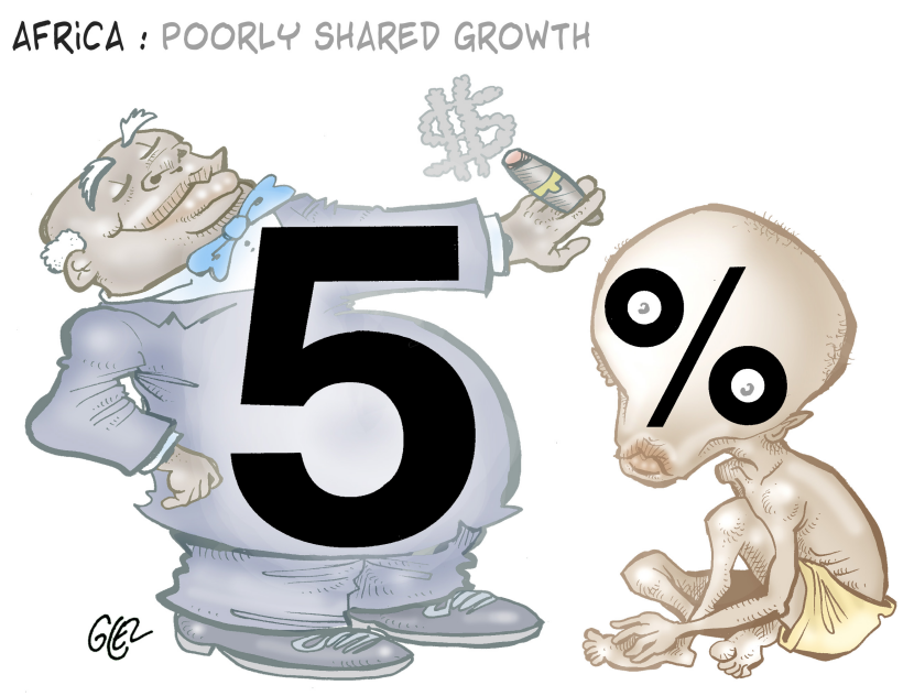 Poorly Shared Growth
