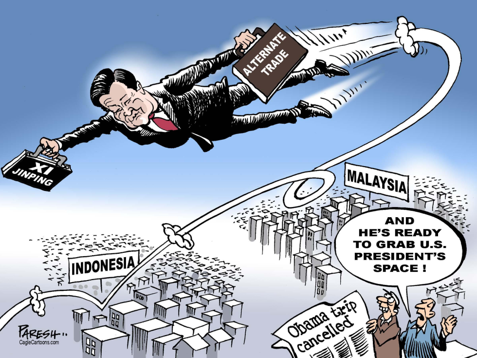  OBAMA ASIA TRIP by Paresh Nath