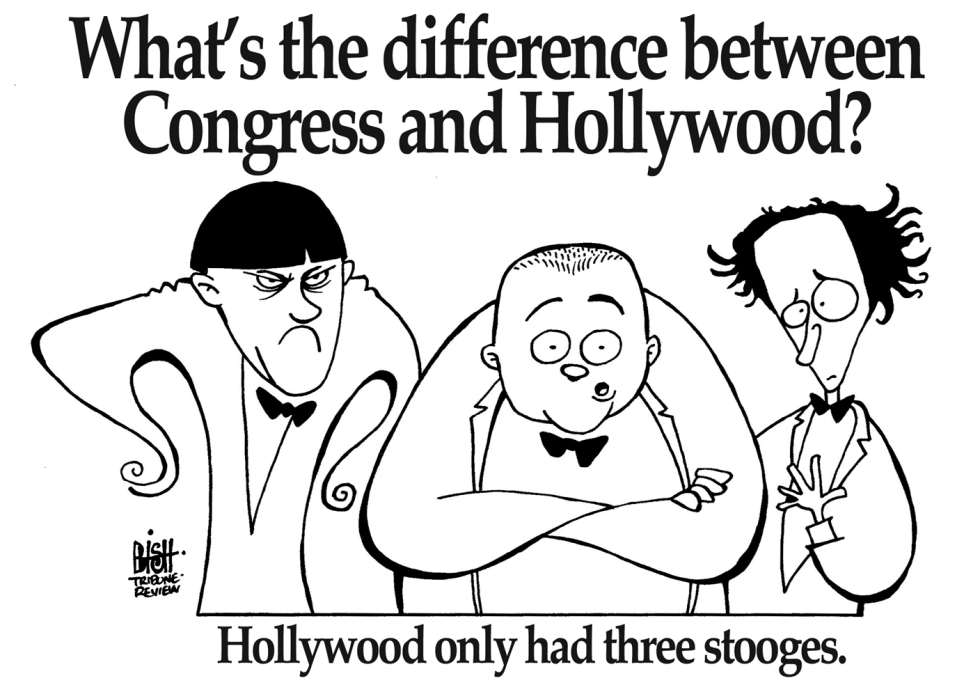 STOOGES IN CONGRESS, B/W