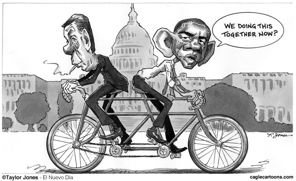  BOEHNER AND OBAMA - MEETING OF MINDS by Taylor Jones