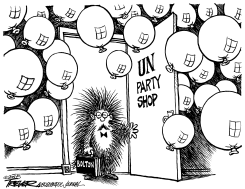 UN AMBASSADOR BOLTON by John Trever