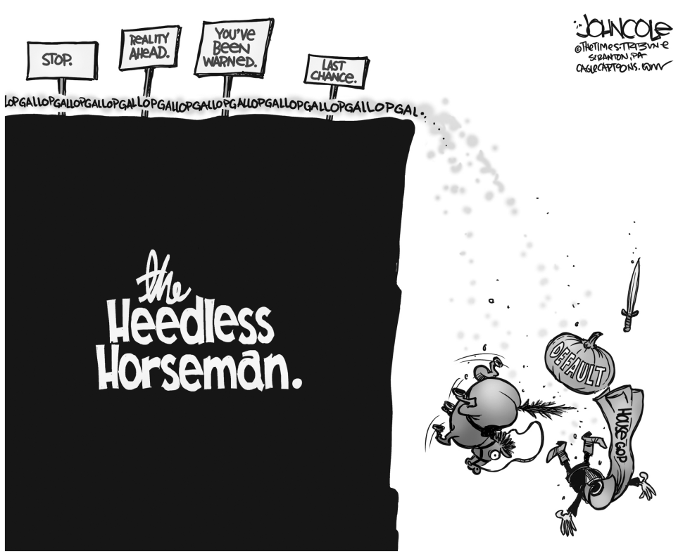 GOP Heedless Horseman BW