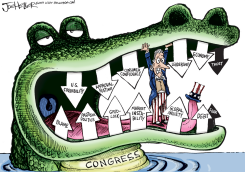 WHAT A CROC by Joe Heller