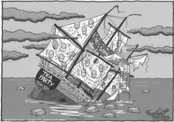 TEA PARTY REPUBLICANS by Bob Englehart