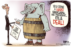 DEBT CEILING DEAL  by Rick McKee