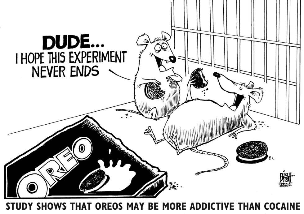 ADDICTED TO OREOS, B/W