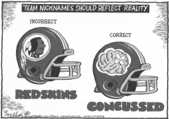 WASHINGTON REDSKINS by Bob Englehart