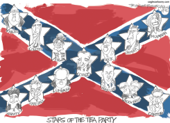 TEA PARTY HEROES -  by Pat Bagley