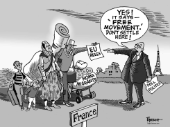 EXPELLING ROMA MIGRANTS by Paresh Nath