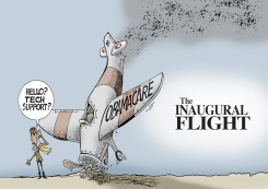 OBAMACARE TAKES OFF, by Randy Bish