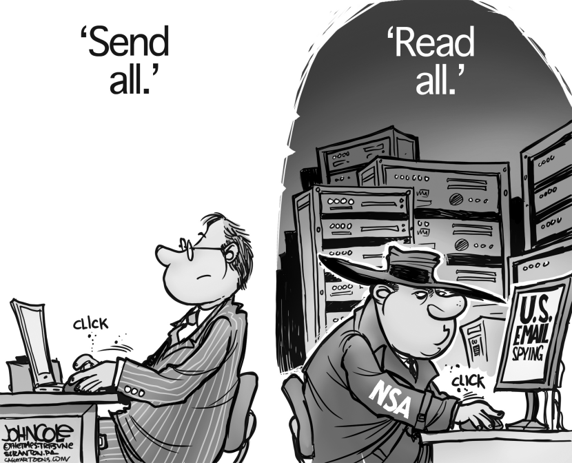 NSA email snooping BW