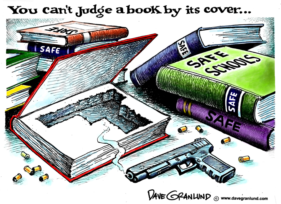  SCHOOLS AND GUNS by Dave Granlund