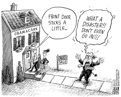 OBAMACARE DISASTER by Adam Zyglis
