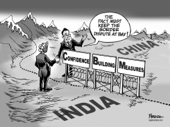 INDIA, CHINA BORDER PACT by Paresh Nath