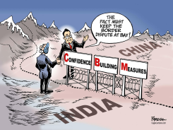 INDIA, CHINA BORDER PACT  by Paresh Nath