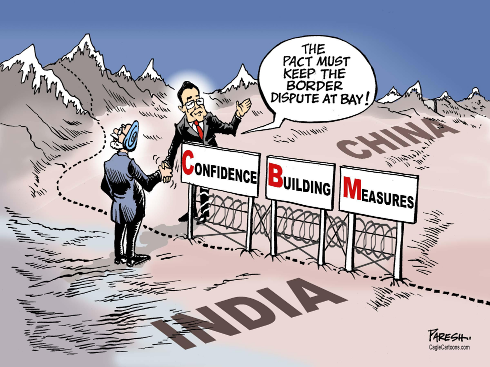 India, China border pact COLOR